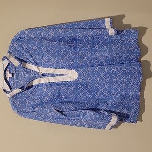 ❤️ PETER MILLAR MADISON PRINTED STRETCH COTTON TOP, SMALL